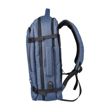Zaini Antitaccheggio personalizzati con logo - Zaino Malcolm | Riciclato | Laptop 17" | 29 l