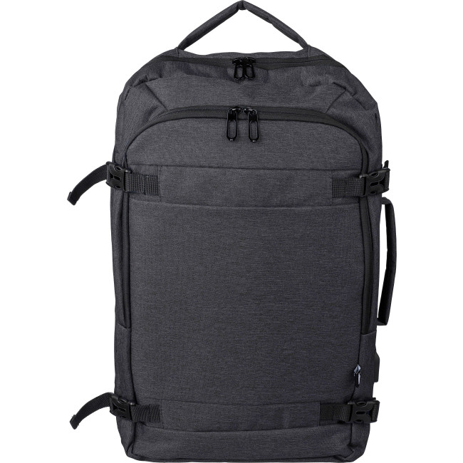 Zaini Antitaccheggio personalizzati con logo - Zaino Malcolm | Riciclato | Laptop 17" | 29 l