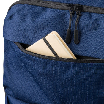 gadget ecologici con logo - Zaino Ocean Bound portacomputer da 15 pollici in poliestere 300 D rPET Tova