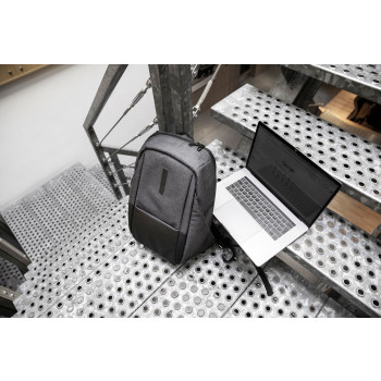 Zaino porta pc personalizzato con logo - Zaino per laptop Aliza | Plastica | 30 x 45 x 13 cm