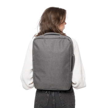 Zaino porta pc personalizzato con logo - Zaino per laptop Eulalia | Riciclato | 12 l