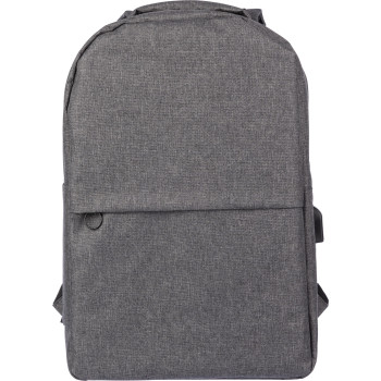 gadget ecologici con logo - Zaino per laptop Henrik | Riciclato | Porta USB