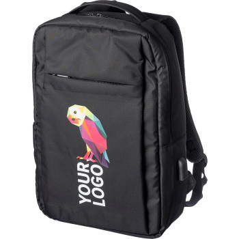 Zaino porta pc personalizzato con logo - Zaino per laptop Jesse | Riciclato | 16 pollici | Porta USB