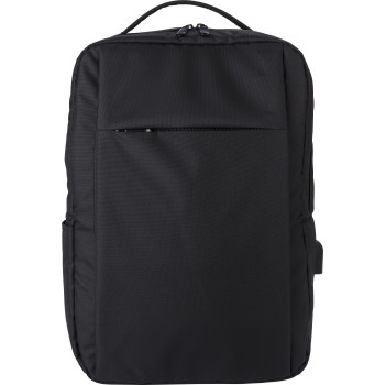 Zaino porta pc personalizzato con logo - Zaino per laptop Jesse | Riciclato | 16 pollici | Porta USB