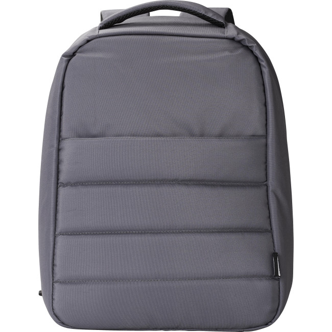Zaini Antitaccheggio personalizzati con logo - Zaino per laptop | Riciclato | Anti-furto | 6 l