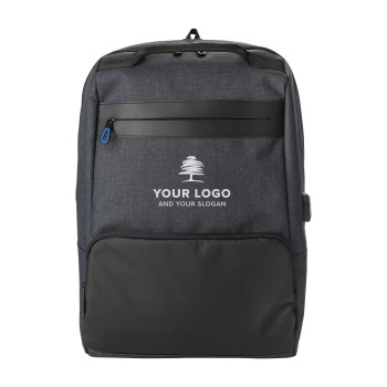 Zaini Antitaccheggio personalizzati con logo - Zaino per laptop Romy | Plastica | Anti-furto