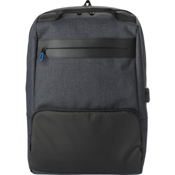 Zaini Antitaccheggio personalizzati con logo - Zaino per laptop Romy | Plastica | Anti-furto