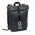 Zaino personalizzabile in feltro RPET con scomparto imbottito laptop