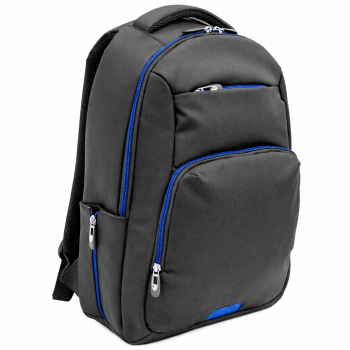 Zaino porta pc personalizzato con logo - Zaino porta pc personalizzabile con spallacci regolabili in nylon resistente