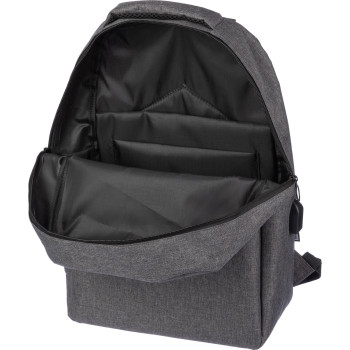 gadget ecologici con logo - Zaino portacomputer da 15 pollici in rPET 600 D Henrik