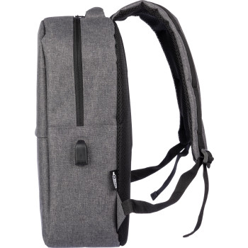gadget ecologici con logo - Zaino portacomputer da 15 pollici in rPET 600 D Henrik