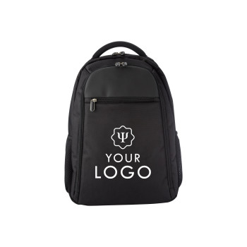 Zaino porta pc personalizzato con logo - Zaino portacomputer in poliestere 1680 D Ivan