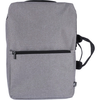 Zaino porta pc personalizzato con logo - Zaino portacomputer in poliestere rPET 300 D Mallory