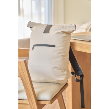 gadget ecologici con logo - Zaino roll-top in PU riciclato Naiya
