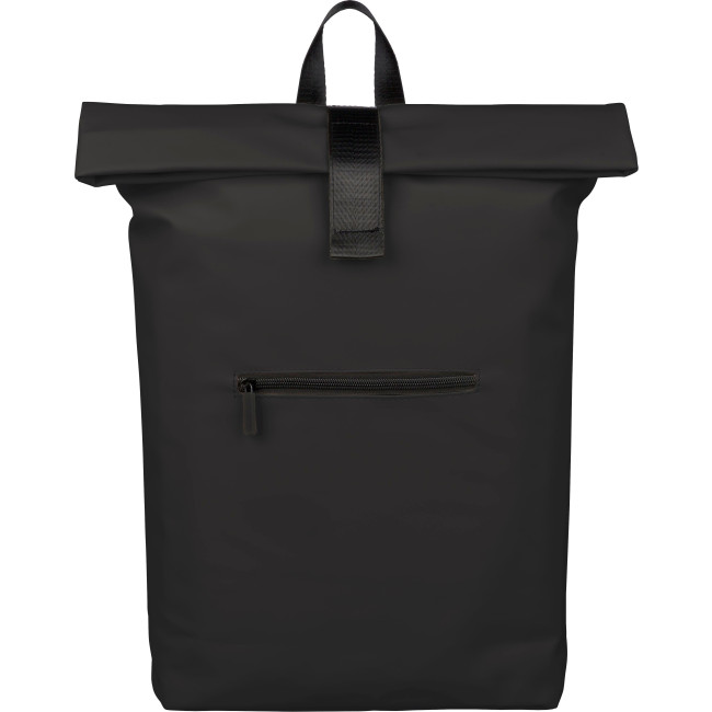 Zaino roll-top in PU riciclato Naiya