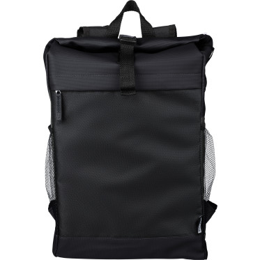 Zaino rolltop 25L poliestere 600D rPET con 5 scomparti