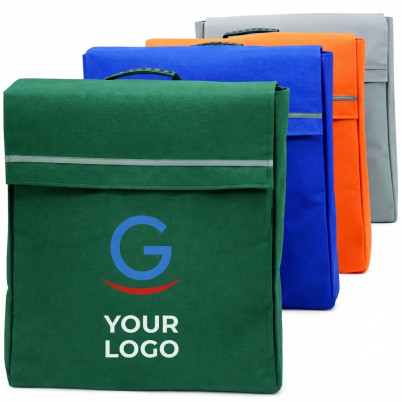 Zaino sportivo personalizzabile verde in poliestere 600D resistente