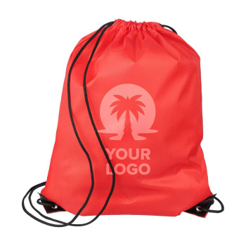 Zaini con lacci personalizzati con logo - Zaino Stef | Coulisse | 5 l