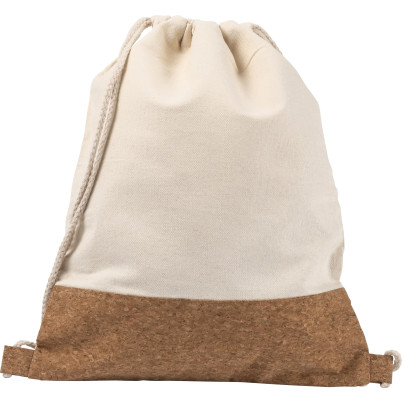 Zaino Tianna | Cotone 250 g/m² | Sughero | 1,2 l