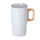 Tazza termica in acciaio inox riciclato da 400ml con manico in legno