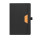 Notepad personalizzato in materiale RPET con supporto elastico marrone
