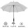 Ombrello automatico personalizzabile struttura in fibra di vetro e metallo nero
