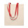 Shopper personalizzabile manici colorati tessuto cotone resistente