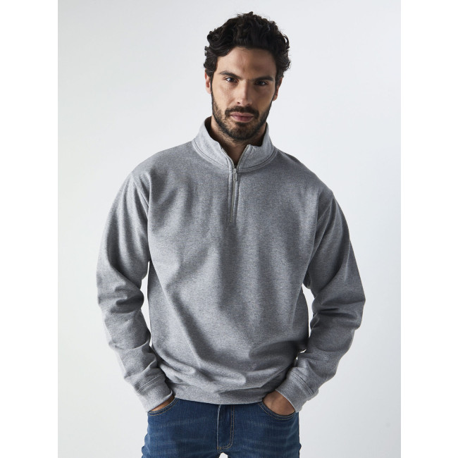 felpe uomo personalizzate - Zip Neck Sweat