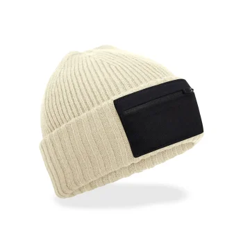 Zip Patch Beanie
