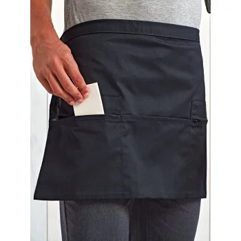Zip Pocket Waist Apron