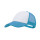 Cappello trucker personalizzabile 5 pannelli con pannello frontale bianco