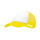Cappello trucker personalizzabile 5 pannelli con pannello frontale bianco