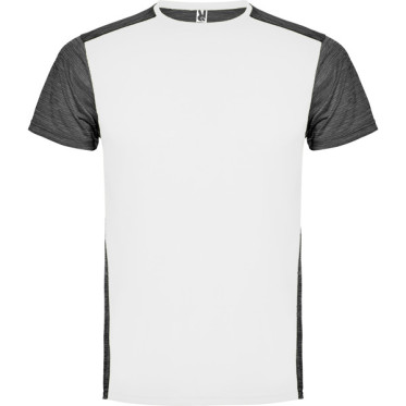 T-shirt tecnica personalizzata con tessuti a contrasto e girocollo comodo