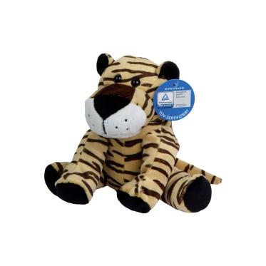 Peluche personalizzati con logo - Zoo animal tiger David 100%P
