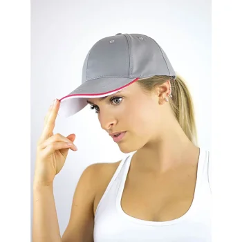 Cappellino baseball personalizzato con logo - Zoom Piping Sandwich