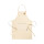Grembiule personalizzabile cotone naturale Fairtrade con tasca pratica