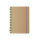 Notebook ad anelli personalizzabile copertine rigide cartone riciclato elastico naturale