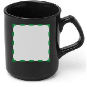 A sinistra della maniglia