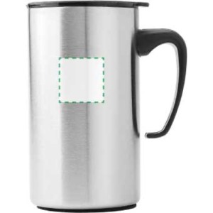 A sinistra della maniglia