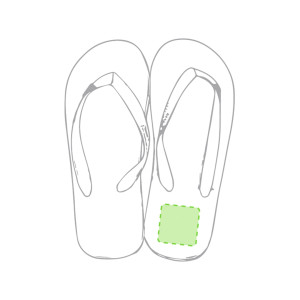 Tallone del sandalo destro