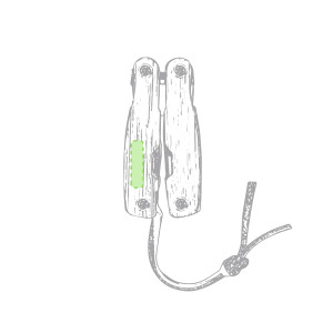 Nella maniglia sinistra