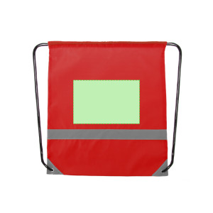 Centrato al di sopra del nastro riflettente