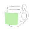 Centrato intorno alla tazza