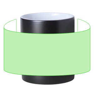 Centrato intorno alla tazza