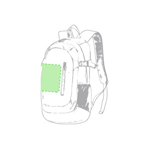 Frontale sul lato della cerniera