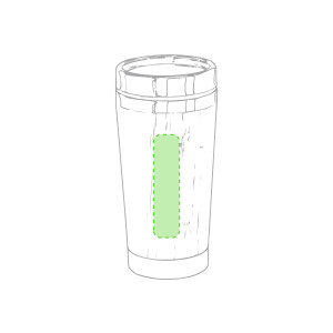 Bidone laterale centrato