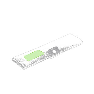 Sul lato del pulsante di blocco