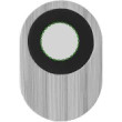 on metal badge