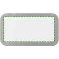 on metal badge