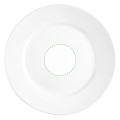 on the saucer